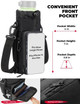 Yamaha Viking / Wolverine / YXZ Water Bottle Holder Carrier with Adjustable Shoulder Strap by Kemimoto